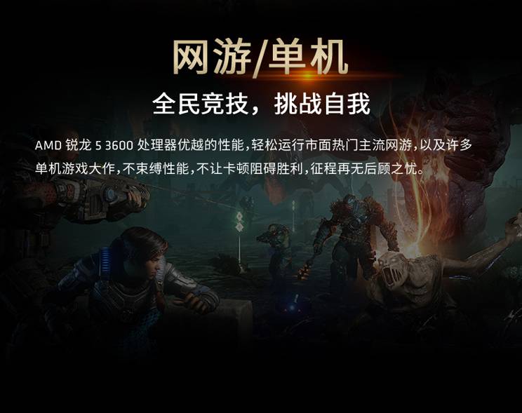 锐龙3600高端电脑（游戏，室内设计，作图等）(图2)